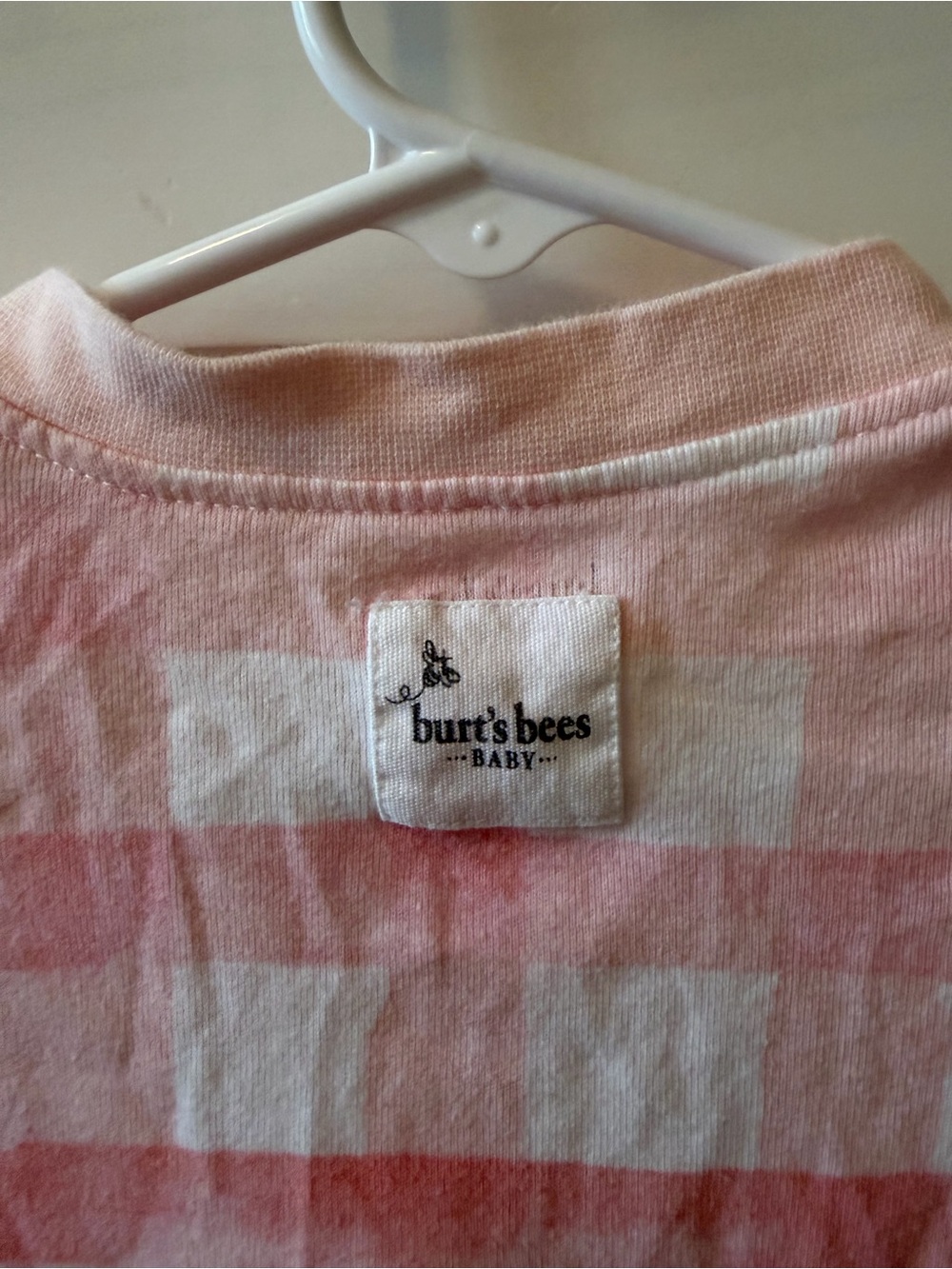 Burt’s Bees Baby Watercolor Plaid Zip Footie 24 Months - Picture 4 of 5